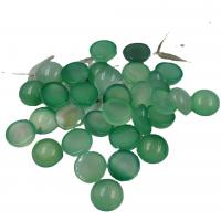 Gemstone Cabochons, Green Calcedony, plated, fashion jewelry & DIY 