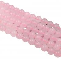 Natural Rose Quartz Beads, plated, fashion jewelry & DIY 