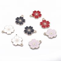 Zinc Alloy Enamel Pendants, plated, DIY 