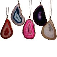 Ice Quartz Agate Pendants, fashion jewelry & Unisex 65-80mm,40-50mm 