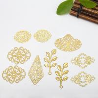 Brass Hair Accessories DIY Findings, plated, fashion jewelry yellow 