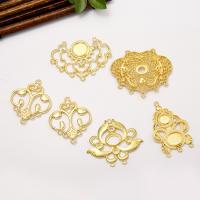 Brass Hair Accessories DIY Findings, plated, fashion jewelry yellow 