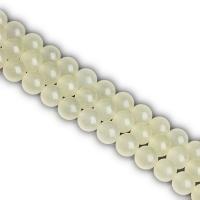 Yellow Calcedony Beads, Round, polished, DIY light orange 