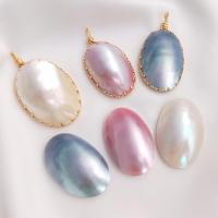 Muschel Schmuck Cabochon, Pearl Shell, plattiert, Modeschmuck & DIY, keine, 20x30mm, verkauft von PC