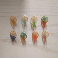 Plants Lampwork Pendants, plated, fashion jewelry & DIY 