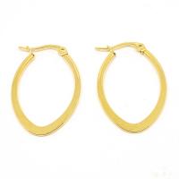 Stainless Steel Hoop Earring, fashion jewelry & for woman 