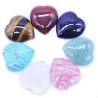 Gemstone Cabochons, Natural Stone, Heart, polished, DIY 