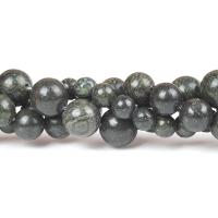 Green Grass Stone Beads, plated, DIY green 