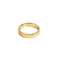 Messing Fingerring, goldfarben plattiert, verschiedene Größen vorhanden & für Frau, 16.5x3.84mm, verkauft von PC