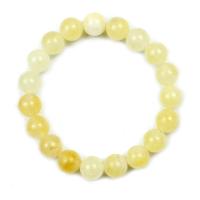 Quartz Bracelets, Citrine, Round, fashion jewelry & DIY yellow, 155mm Approx 6.1 Inch 