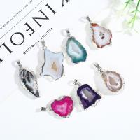 Ice Quartz Agate Pendants, fashion jewelry & DIY 