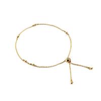 Brass Bracelets, gold color plated, Adjustable & for woman, 5*6mm,3mm Approx 7.87 Inch 