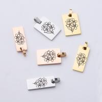 Stainless Steel Pendants, plated, DIY 