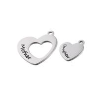 Stainless Steel Heart Pendants, polished, fashion jewelry 