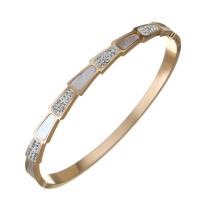 Bracelet en acier inoxydable, bijoux de mode & pour femme & avec strass, 5mm Vendu par PC