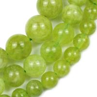 Green Calcedony Beads, Round, polished, DIY green 