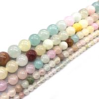 Chalcedony Beads, Round, polished, DIY multi-colored 