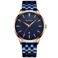 CURREN® Men Jewelry Watch, alliage de zinc, Placage, Réglable & pour homme & imperméable, plus de couleurs à choisir Vendu par PC