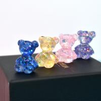 Mobile Phone DIY Decoration, Resin, Bear, epoxy gel 