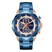 Reloj de la joyería de CURREN® Men, aleación de zinc, chapado, Ajustable & para hombre & impermeable, más colores para la opción, 240x24x13mm, Vendido por UD