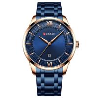 CURREN® Men Jewelry Watch, alliage de zinc, Placage, Réglable & pour homme & imperméable, plus de couleurs à choisir Vendu par PC