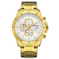 CURREN® Men Jewelry Watch, alliage de zinc, Placage, Réglable & pour homme & imperméable, plus de couleurs à choisir Vendu par PC