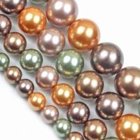 Shell Pearl Beads, Round, polished, DIY 