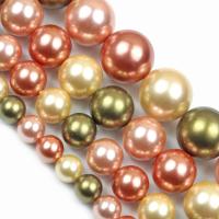 Shell Pearl Beads, Round, polished, DIY 