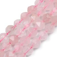 Natürliche Rosenquarz Perlen, poliert, DIY & facettierte, Rosa, 8mm, 45PCs/Strang, verkauft von Strang