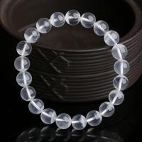 Quartz Bracelets, Clear Quartz, Round, polished 