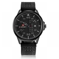 Colección de relojes NAVIFORCE®, aleación de zinc, con Cuero de PU, chapado, Ajustable & para hombre & impermeable, más colores para la opción, 250x24mm, Vendido por UD