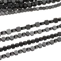 Perles hématite magnétique, hexagone Environ 16 pouce, Vendu par brin