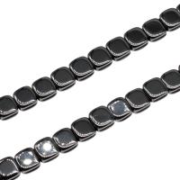 Magnetic Hematite Beads, Square 