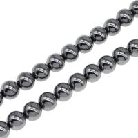 Magnetic Hematite Beads, Round, polished Approx 16 Inch 