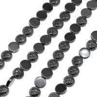 Magnetic Hematite Beads, Round, polished Approx 16 Inch 