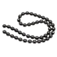 Perles hématite magnétique, Rond, poli, facettes Environ 106 pouce, Vendu par brin