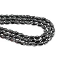 Magnetic Hematite Beads, Ellipse, polished Approx 16 Inch 