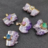 Natural Quartz Pendants, fashion jewelry & DIY 22*30mm 