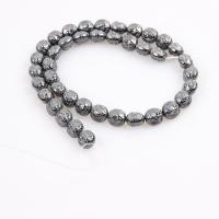 Perles hématite non-magnétique, hématite non magnétique, Placage, DIY, noire, 10mm Vendu par brin