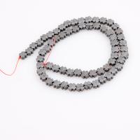 Perles hématite non-magnétique, hématite non magnétique, Placage, DIY, noire, 7mm Vendu par brin