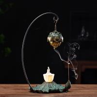 Porcelain Hanging Incense Burner, plated, for home and office & durable 