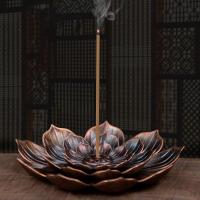 Zinc Alloy Incense Seat, plated, for home and office & durable 