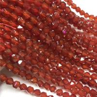 Perles Agates rouges naturelles, agate rouge, poli, DIY & normes différentes pour le choix & facettes, rouge, Vendu par brin