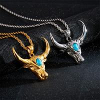 Stainless Steel Pendants, Horn, plated, fashion jewelry & for man 