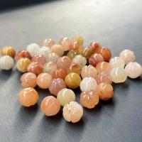 Lighter Imperial Jade Beads, Pumpkin, natural, mixed colors, 10mm 