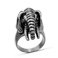 Anillo de dedo de acero Titanium de, Partículas de acero, Tigre, pulido, diverso tamaño para la opción & diferentes estilos para la opción & para hombre, 25mm, Vendido por UD