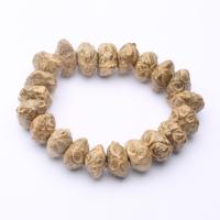 Handgelenk-Mala, Bodhi, handgemacht, beige, 16mm, verkauft von Strang