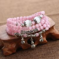 Pulsera de Piedras Preciosas, cuarzo rosado, con Piedra natural, más colores para la opción, 380mm, Vendido por Sarta