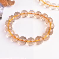 Quartz Bracelets, Rutilated Quartz, clear, 12mm 