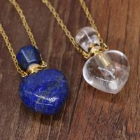 Natural Stone Perfume Bottle Pendant 